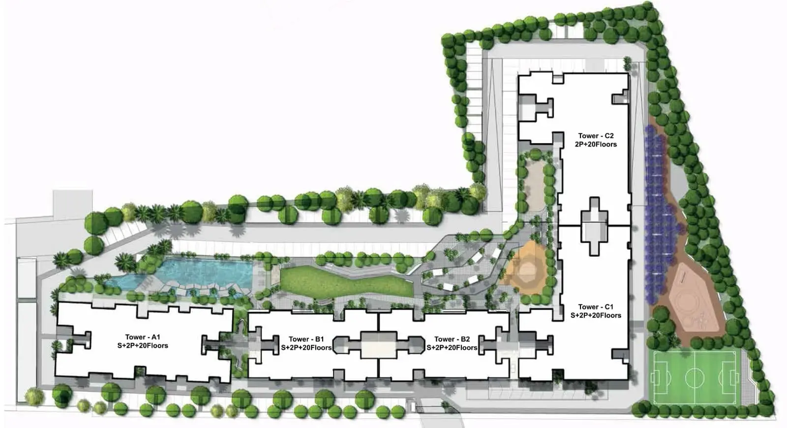 Kohinoor Famville project layout